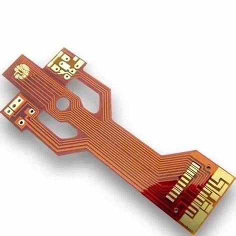 1/2Oz Polyimide Flexible Pcb Fabrication Board PI Material White Yellow Soldermask Resistor