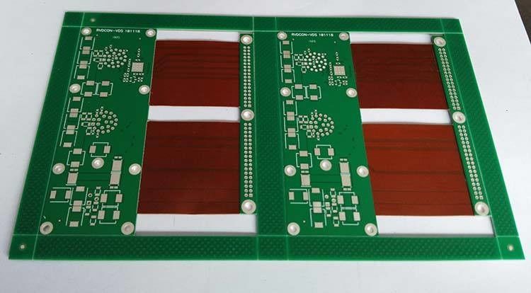 1/2Oz Polyimide Flexible Pcb Fabrication Board PI Material White Yellow Soldermask Resistor