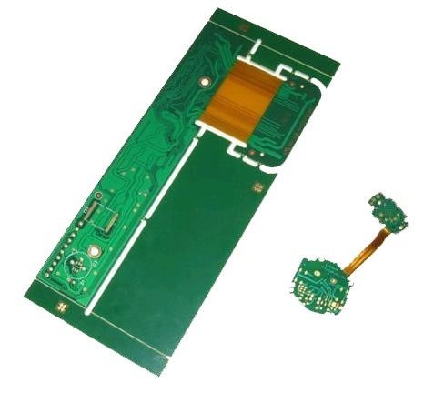 Rigid-Flex PCB Bare Board with UL Certification for EV and Impedance Control in Black Silkscreen Color