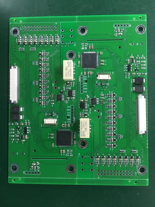 Black Silkscreen RF4 Surface Mount PCB Assembly for SMT Circuit Board Production
