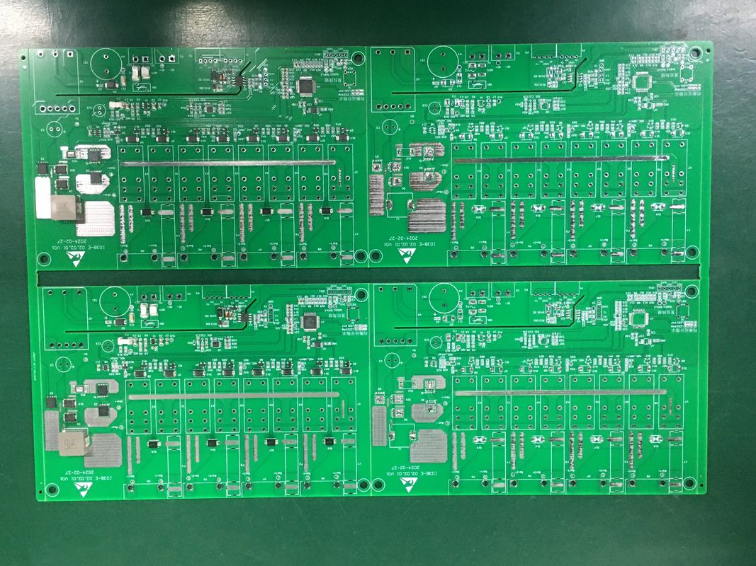 Black Silkscreen RF4 Surface Mount PCB Assembly for SMT Circuit Board Production
