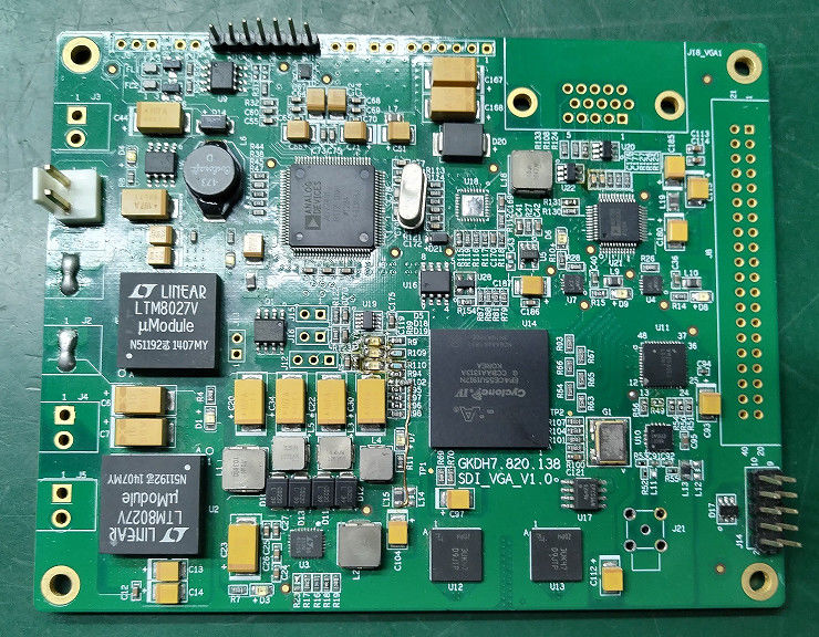 Gold Detector Turnkey PCB Assembly with Ball Grid Assembly up to 1200*400mm Size