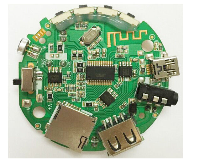FR4 Automotive PCB Assembly with X-RAY Inspection QFP and Bottom Pads of the Highest