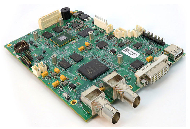 FR4 Automotive PCB Assembly with X-RAY Inspection QFP and Bottom Pads of the Highest
