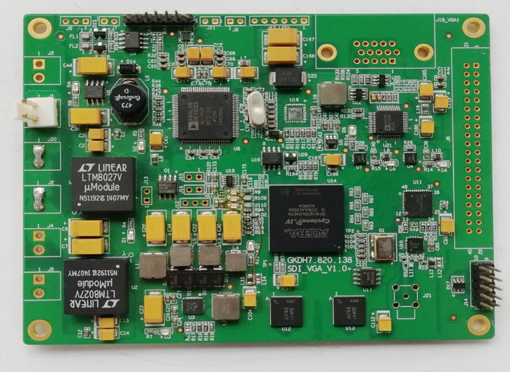 Double Sided Pcb Assembly Process HASL ENIG OSP New Energy Circuit Board With Standoffs