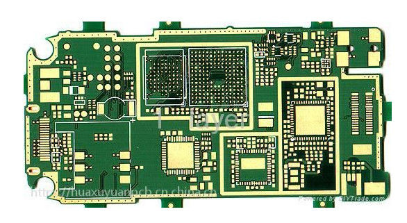 Immersion Gold PCB Assembly for RCC Build-up Material Achieve 0.2mm 8mil Min Hole Size