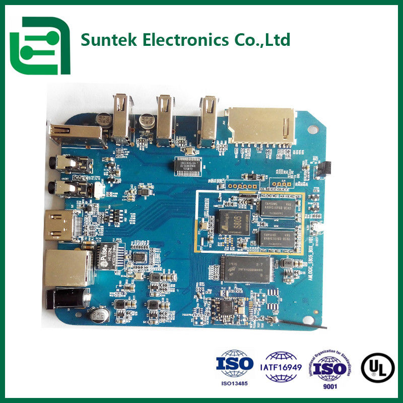 Industrial Security ROHS Medical PCB Assembly B Customized with Laser Hole Filling and X-RAY Inspection OFN