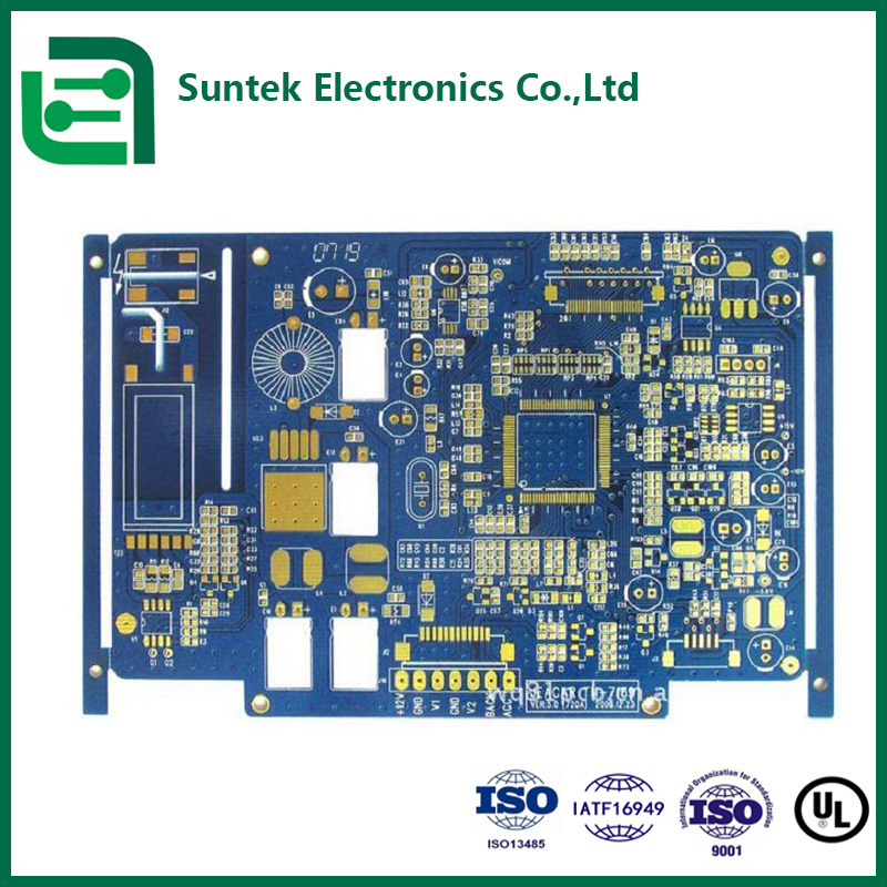 OEM / ODM ENIG Multilayer Aluminum PCB Assembly RoHS Compliant 100% E-Test AOI Test