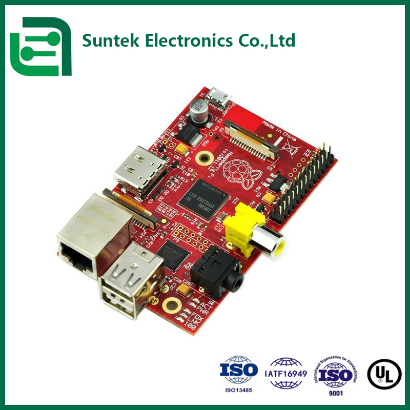 Printed Circuit Board Turnkey Manufacturer in China and Cambodia Red soldermask PCB ENIG Surface Finish