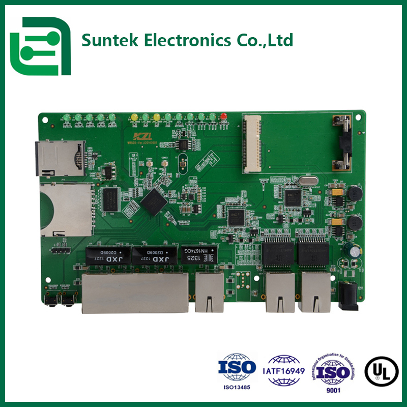 Quick Turn PCB Assembly with 0.10 Mm Minimum Hole Diameter 5 Layer Count ISO9001:2015 Certified