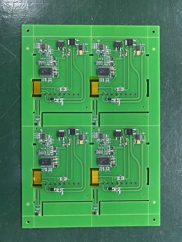 6 Layers Surface Mount Device Assembly White Silk Screen Optimized for Production and Enhanced Circuit Board Performance