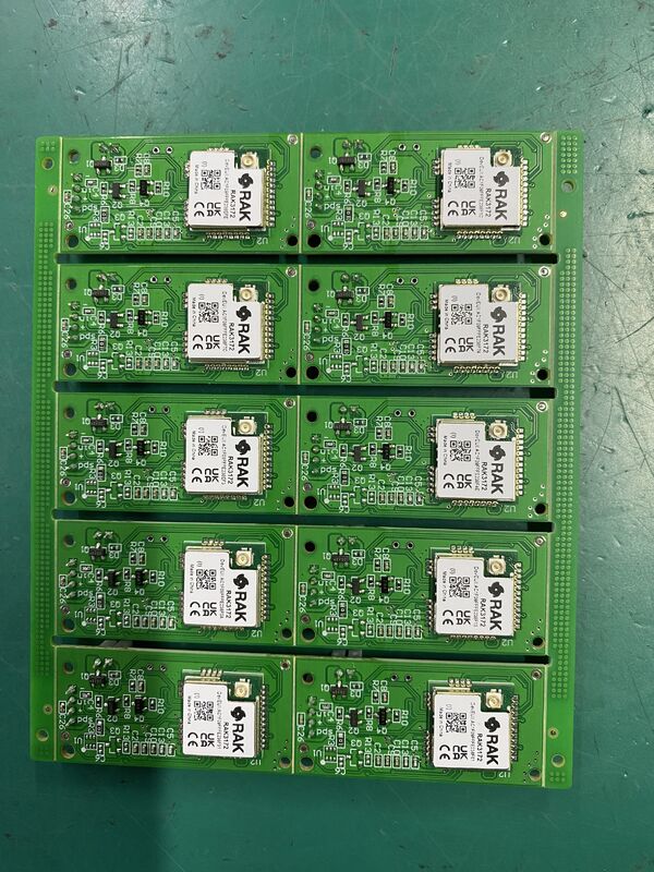 Surface Mount Technology SMT PCB Assembly Utilizing Green Solder Mask and Resistors Providing Electronic Circuit Assembly