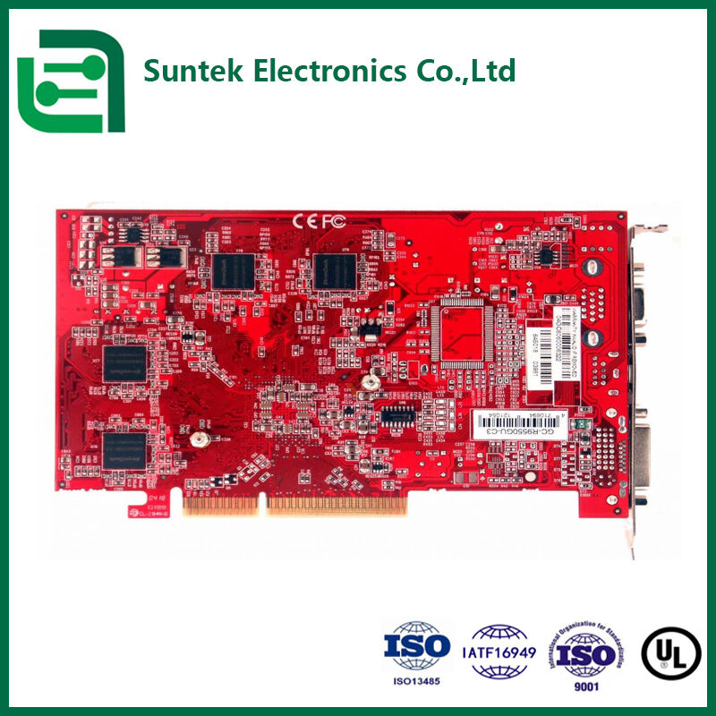 Multilayer Metal Core SMT PCB Manufacturing UL ROHS ISO9001 Certified 4 Layer FR4 Board for Industrial Automation