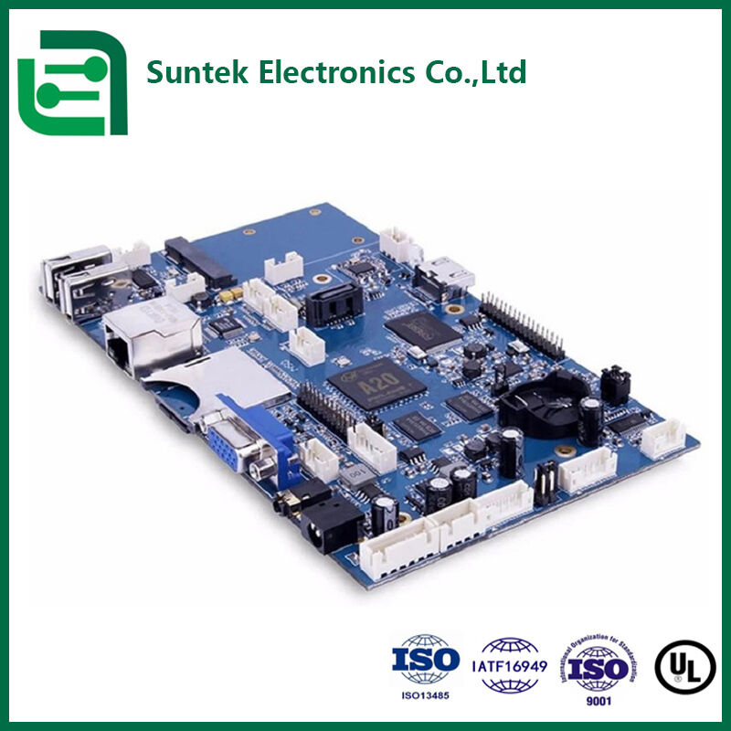 Multilayer Metal Core SMT PCB Manufacturing UL ROHS ISO9001 Certified 4 Layer FR4 Board for Industrial Automation