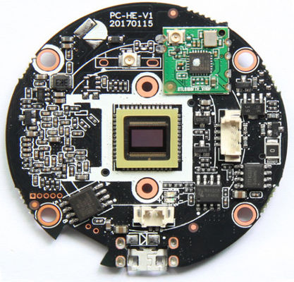 Pcb Assy Black FR4 HDI PCB Assembly Impedance Control SMT 0201 Assembly