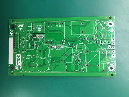 2 Layers 2.4mm Heavy Copper 4OZ PCB Bare Board Power Protection with Lead Free HASL FR4