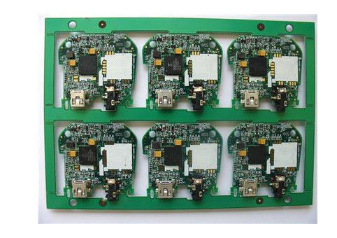 Quick Turn Pcb Assembly Contract Manufacturer Green Silk With ENIG 2U Surface RoHS