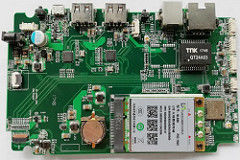 Customized Bluetooth Module PCB Assembly with Blue Soldermask Manufactured in Cabmodia and No American Tariff