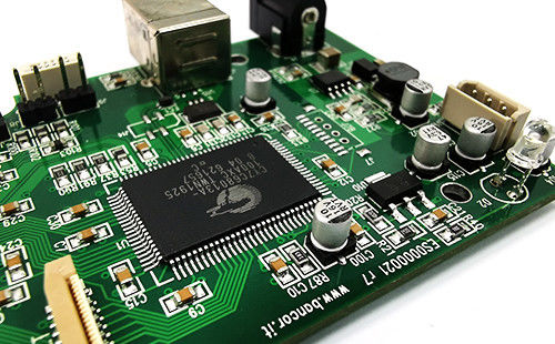 One Stop Service Pcb Assembly Contract Manufacturer Green Silk With ENIG 2U